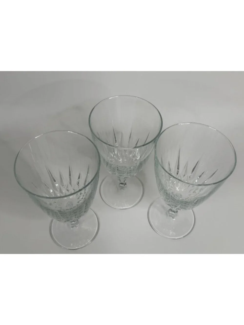 Crystal d'Arques Durand Diamante Clear Water Goblet, 6.25